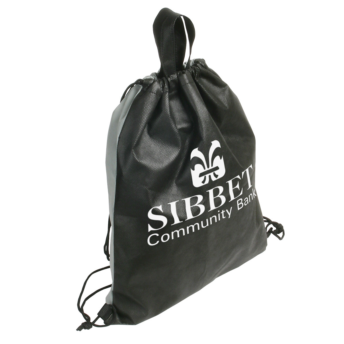 Glide Right Non-Woven Drawstring Bag