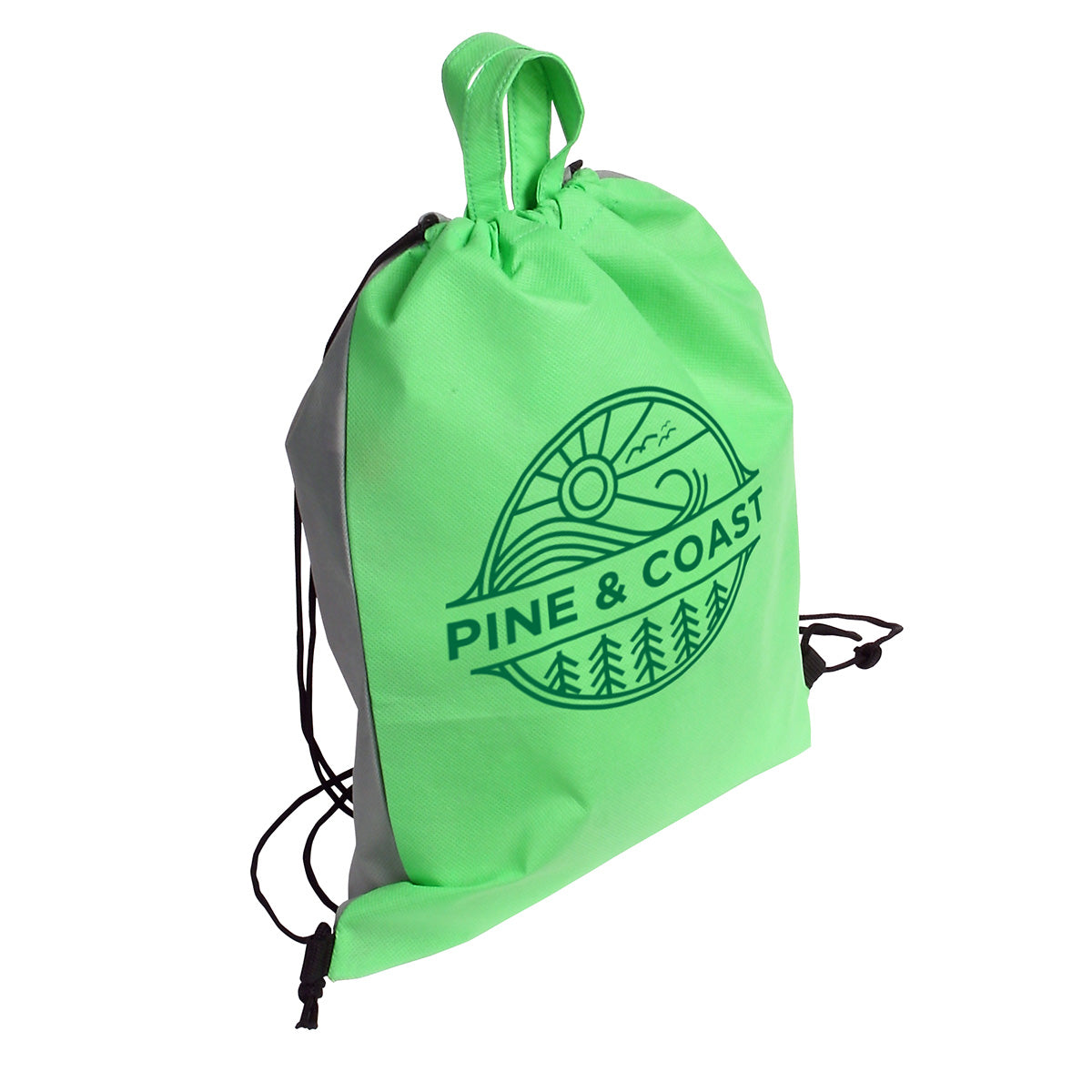 Glide Right Non-Woven Drawstring Bag