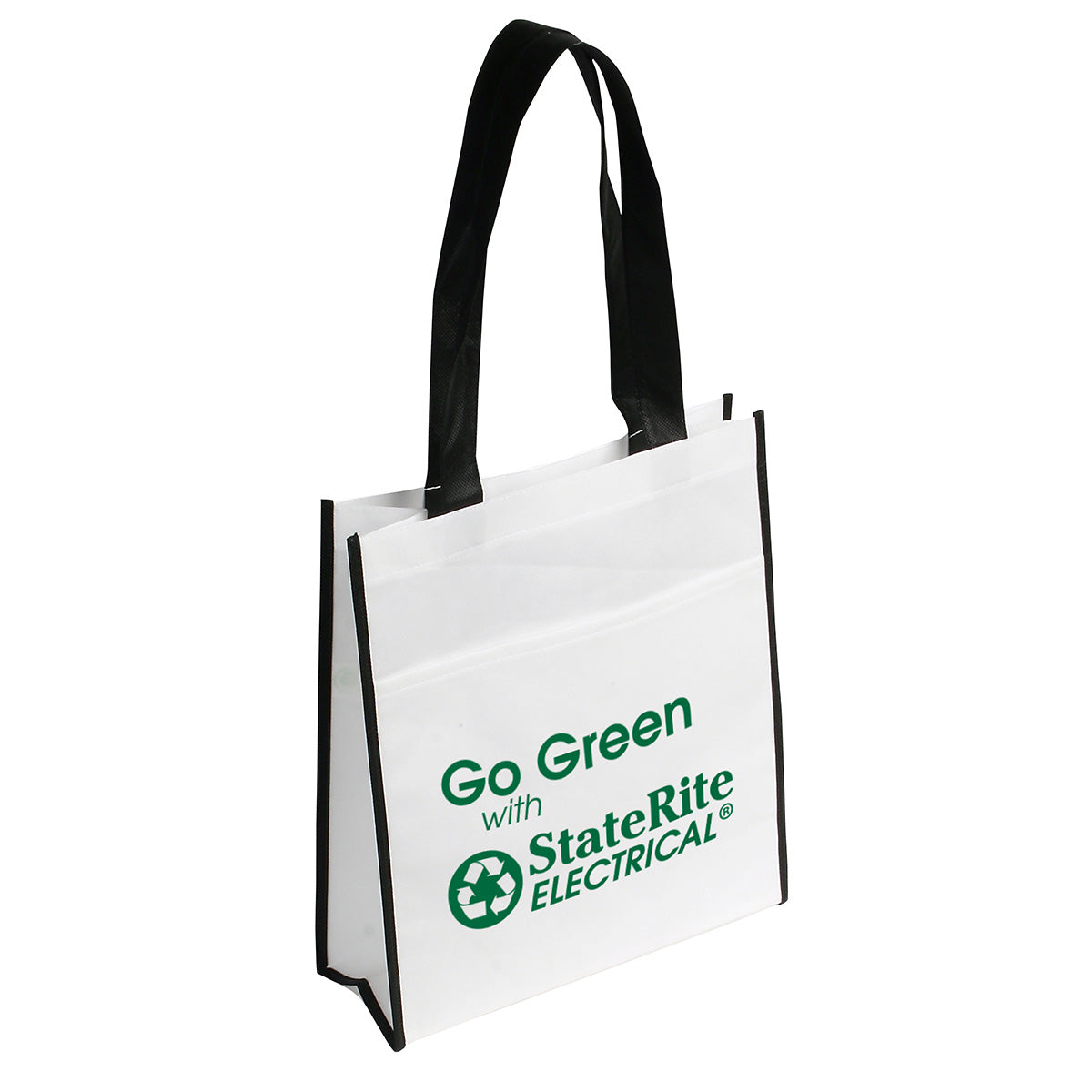 Peak Non-Woven Tote Bag with Pocket 