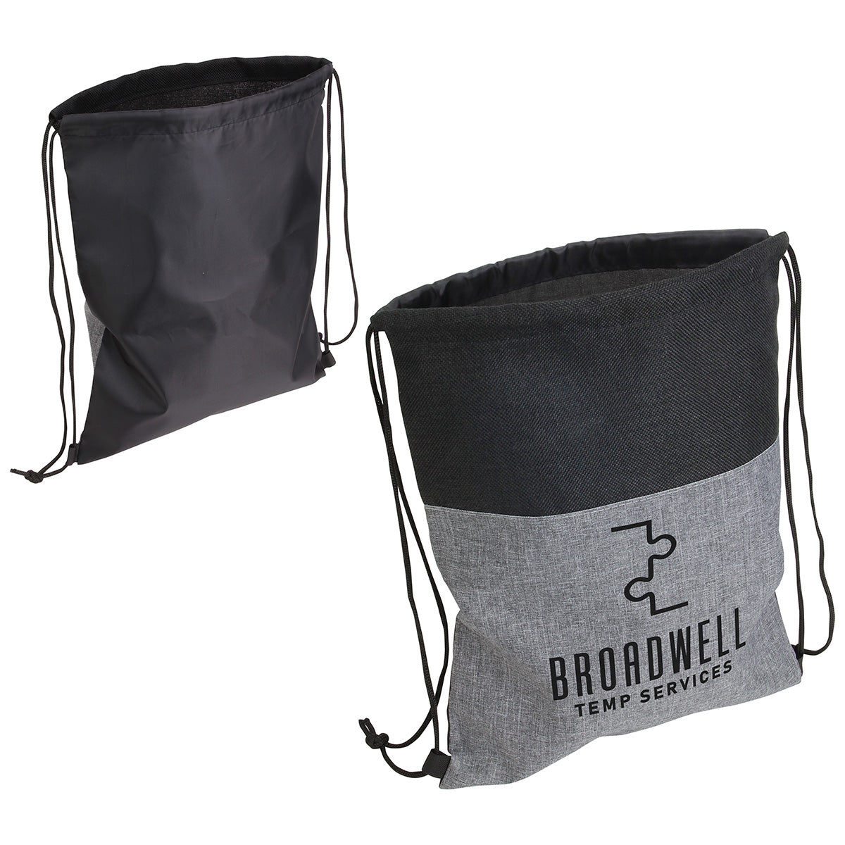 Quill Non-Woven/Nylon Drawstring Bag