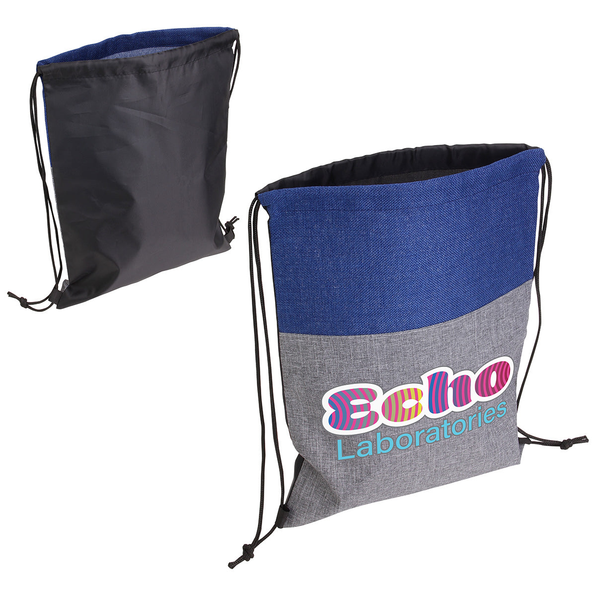 Quill Non-Woven/Nylon Drawstring Bag