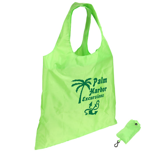 Custom logo Spring Sling Polyester Folding Tote