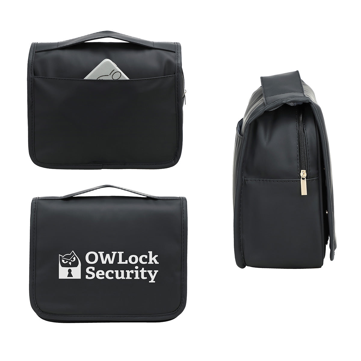 Steward Soft Leatherette Toiletry Bag