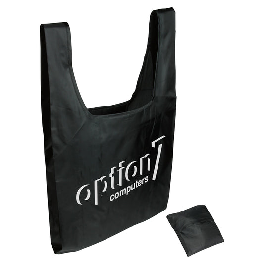 Custom logo Tide Twister Polyester Folding Tote Bag