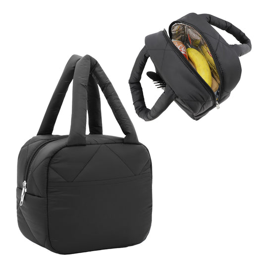 Custom logo Veranda Quilted Nylon Lunch Bag