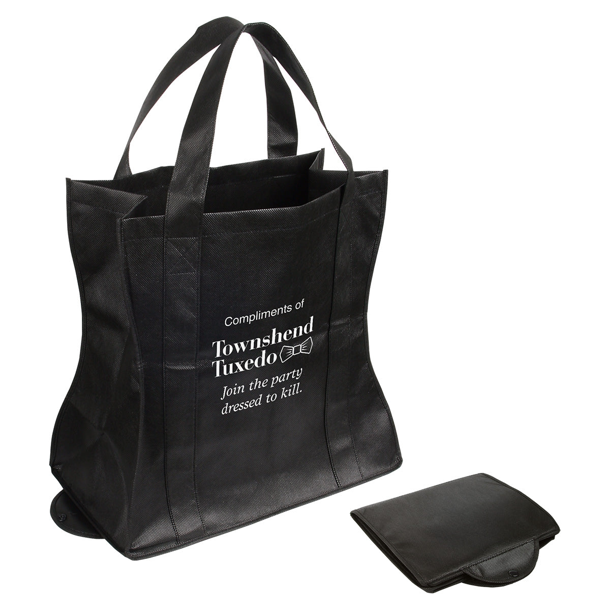 Wave Rider Non-Woven Folding Tote