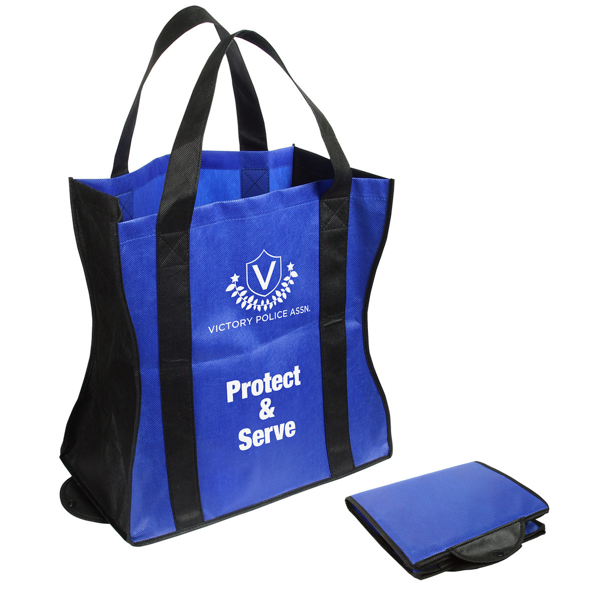 Wave Rider Non-Woven Folding Tote