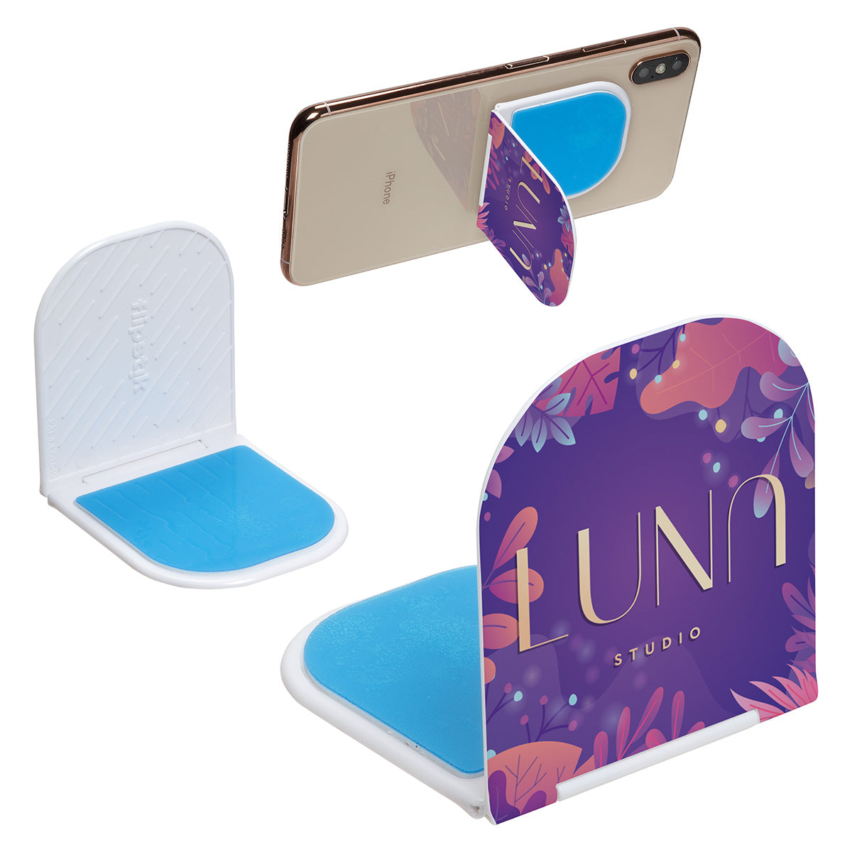 Flipstik® 3.0 Hands-Free Sticky Phone Stand - Full Color