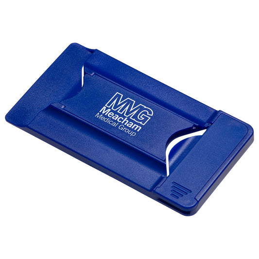Custom logo Smart Mobile Wallet w/Phone Stand & Screen Cleaner