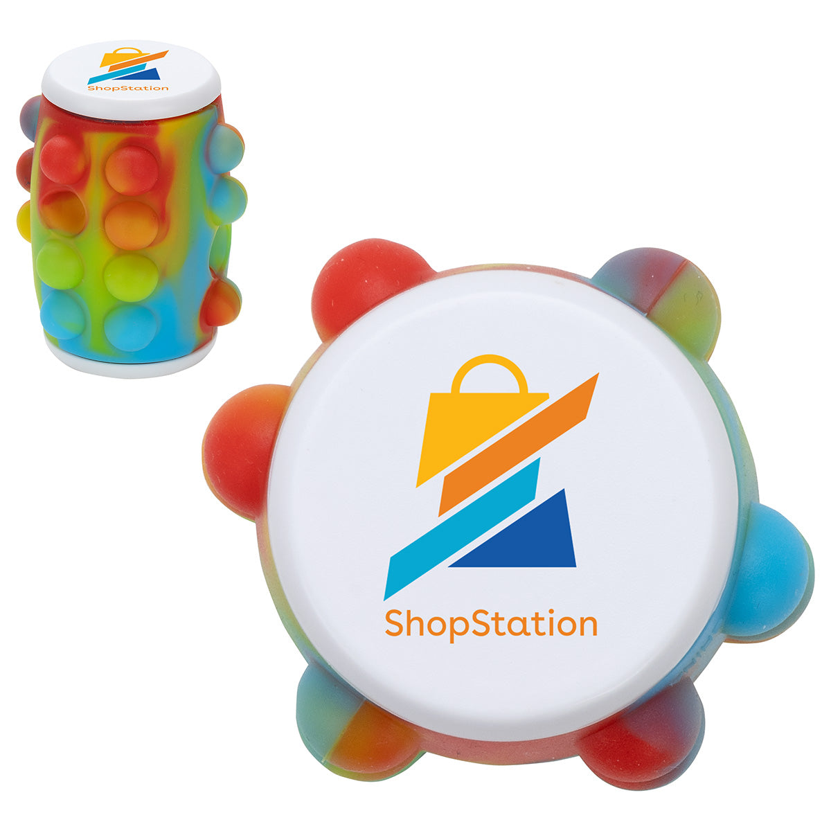 Push Pop Spinning Top