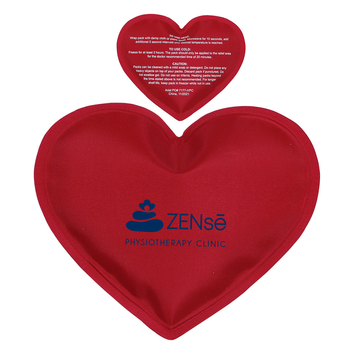 Heart Nylon-Covered Hot/Cold Pack