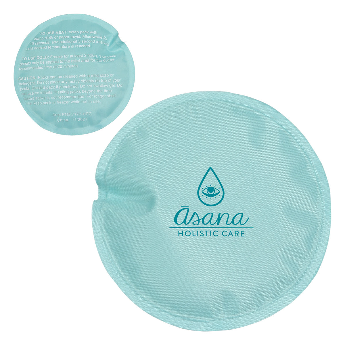 Round Nylon-Covered Hot/Cold Pack