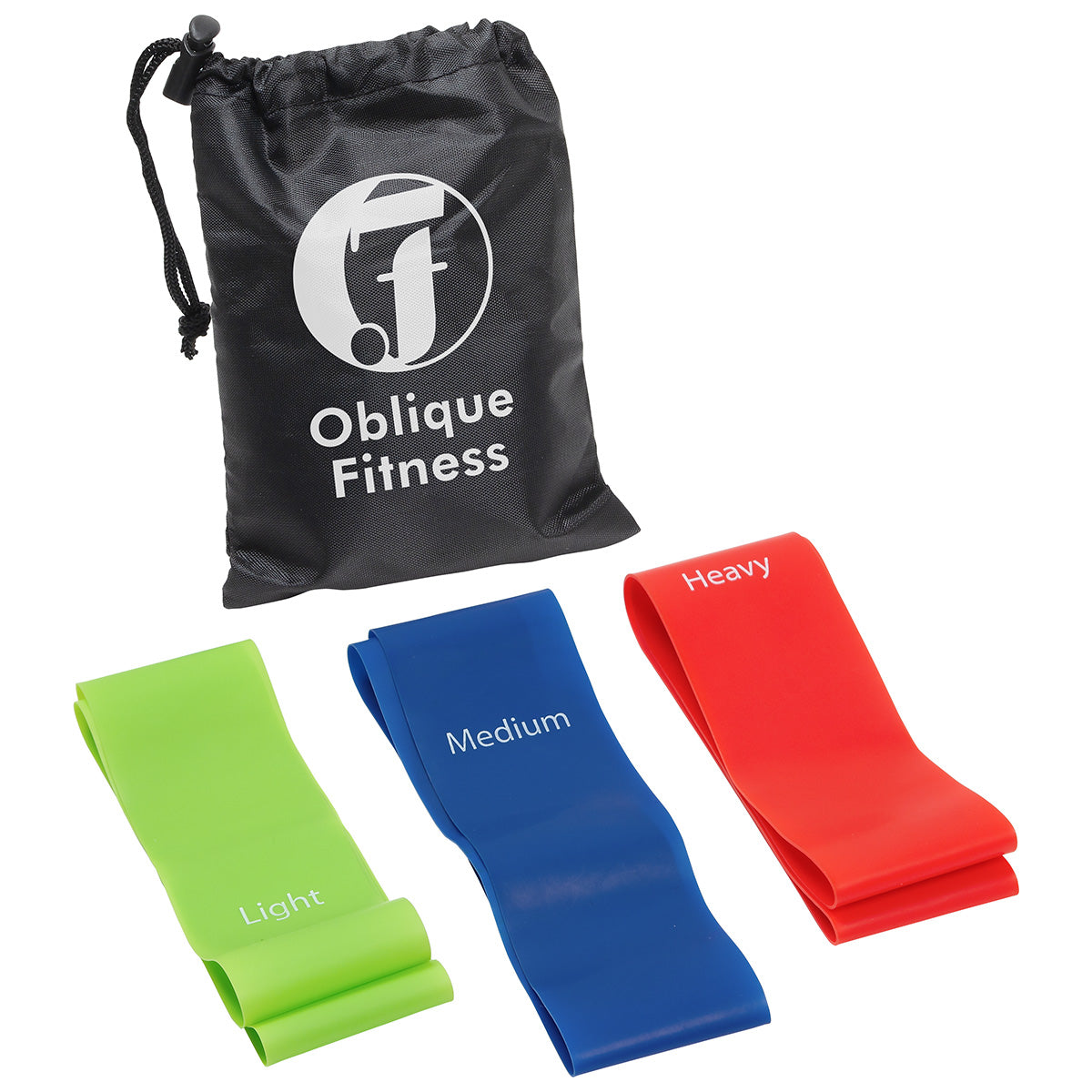 Custom logo Power Grip 3-Piece Fitness Band Set