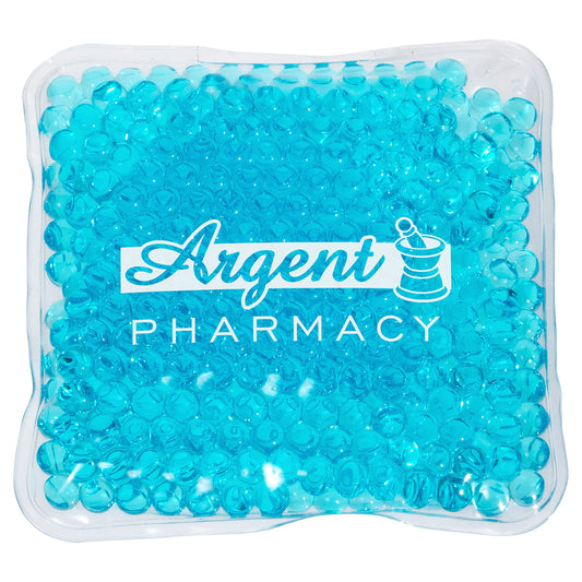 Custom logo Square Aqua Pearls™ Hot/Cold Pack