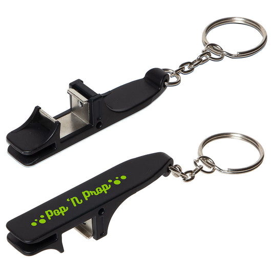 Custom logo Pop 'N Prop Bottle Opener With Phone Stand