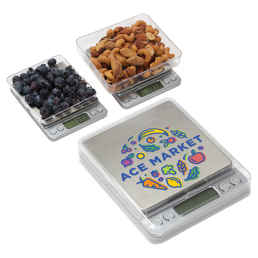 Custom logo Easy Measure Digital Kitchen Scale with Food Tray