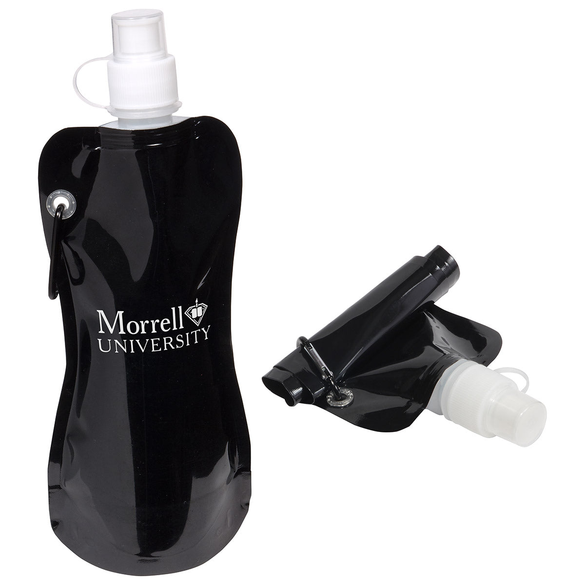 Flex Foldable 16 oz Water Bottle with Carabiner