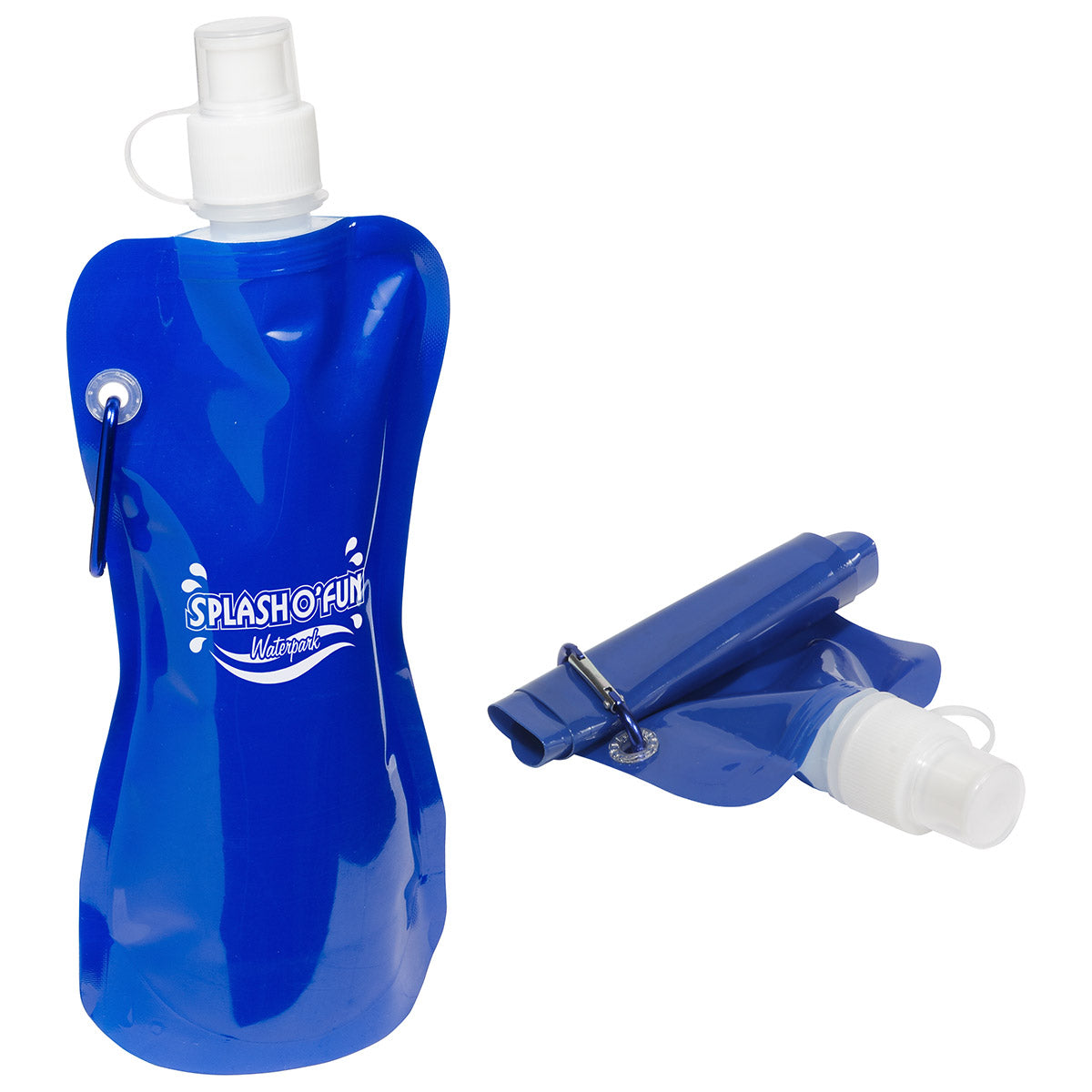 Flex Foldable 16 oz Water Bottle with Carabiner