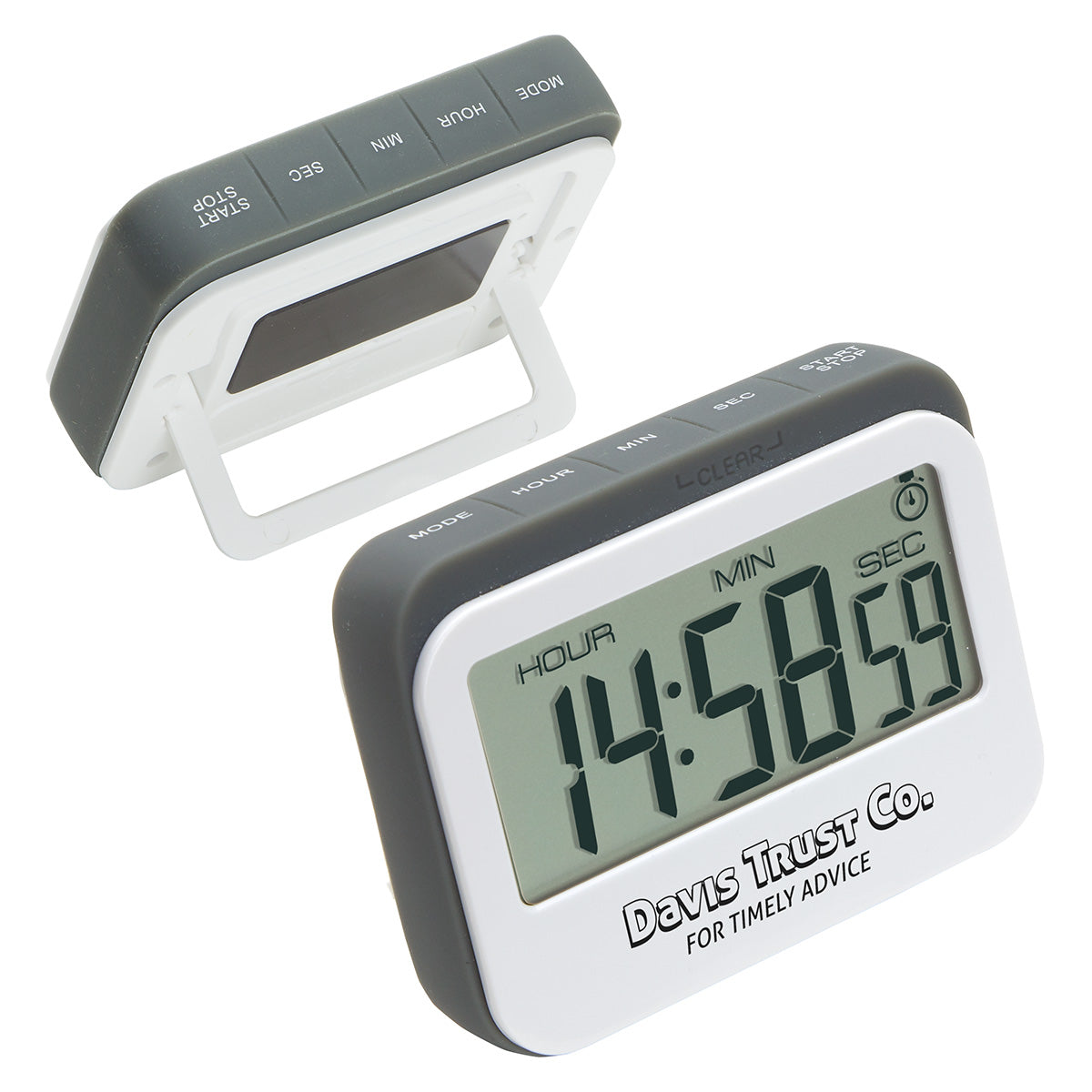 Custom logo Soft Touch Widescreen Kitchen Timer/Clock