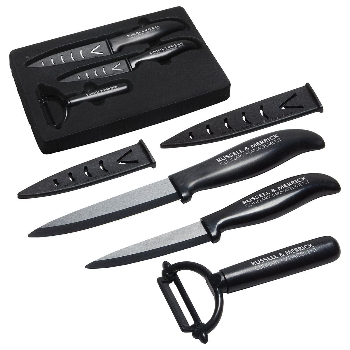 Top Choice Ceramic Knife & Peeler Set 