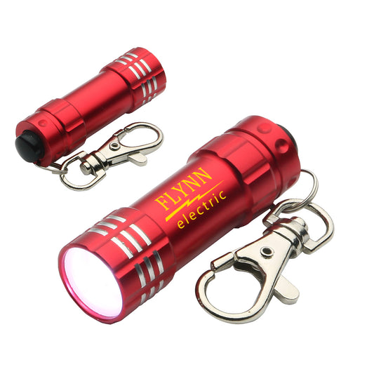 Custom logo Bright Shine LED Key Chain