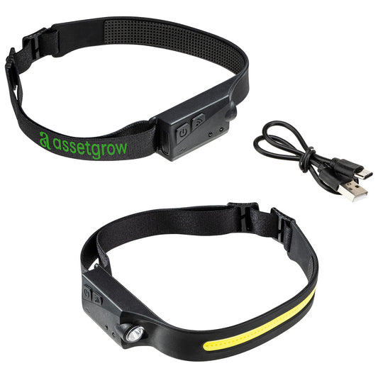 Custom logo Best Buddy Tools® Comet 2-in-1 Rechargeable COB Lightbar & LED Headlamp with On/Off Sensor