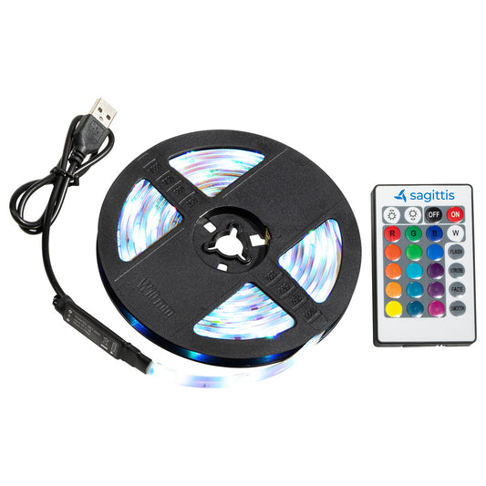 Custom logo Gig 9.8 ft. 90-LED Light Strip with Remote Control