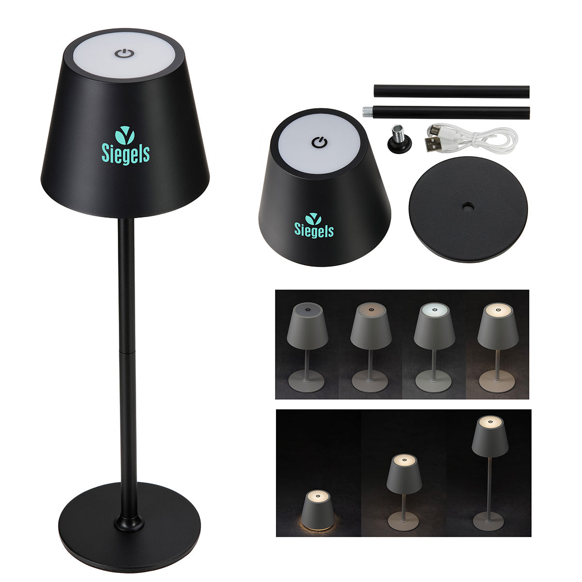 Illume Rechargeable Touch-Control Mini Desk Lamp