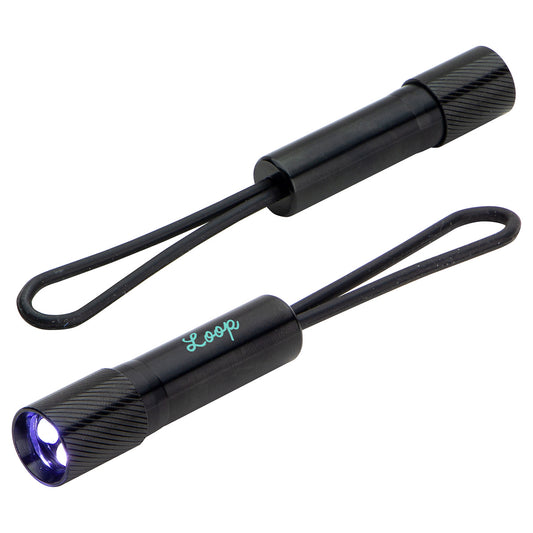 Custom logo Loop Mini LED Pocket Flashlight