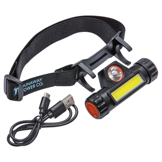 Custom logo Best Buddy Tools® Nightline COB + LED Rechargeable Headlamp