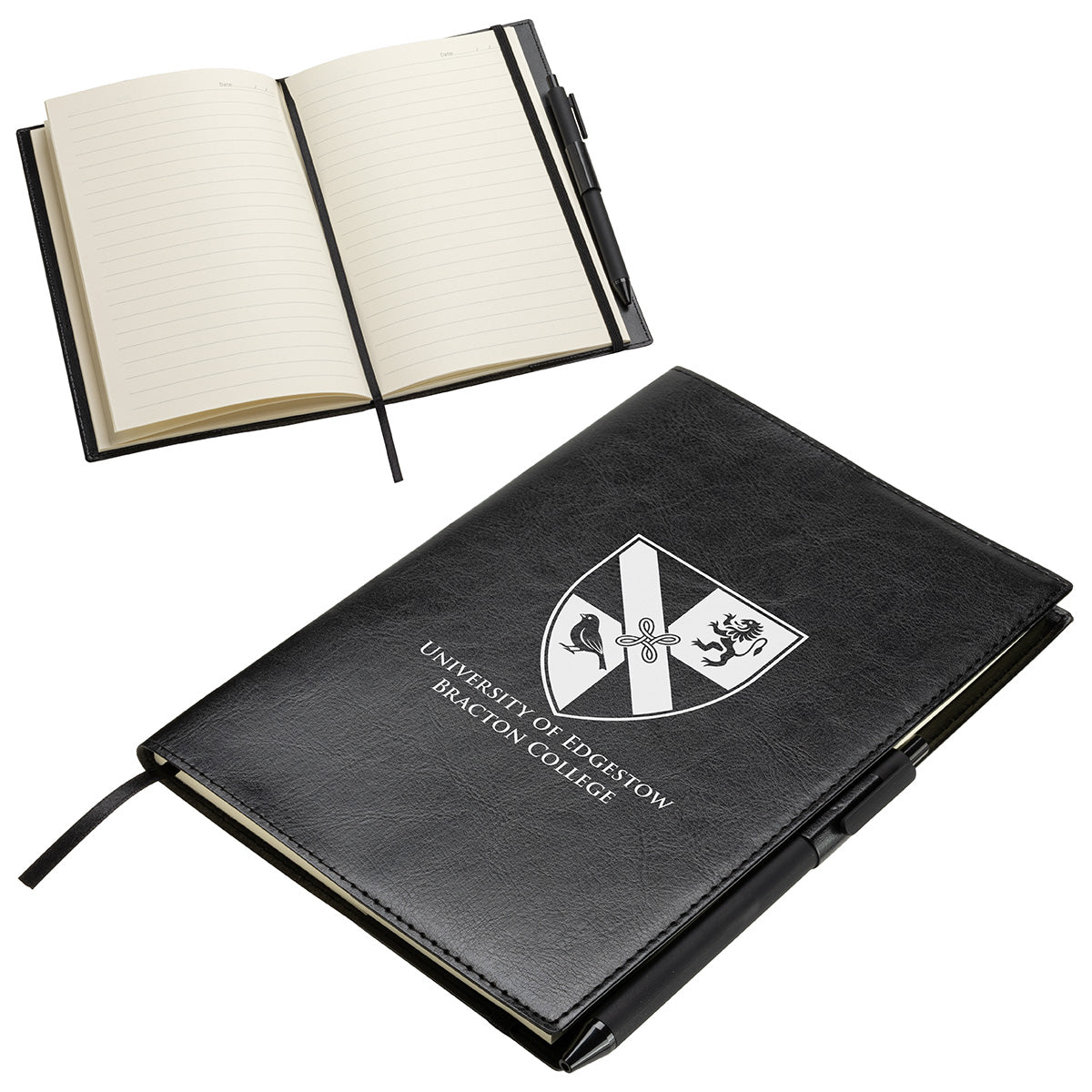Conclave Refillable Leatherette Journal with Pen