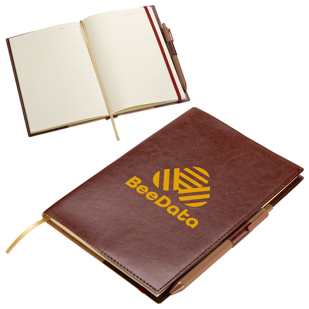 Conclave Refillable Leatherette Journal with Pen