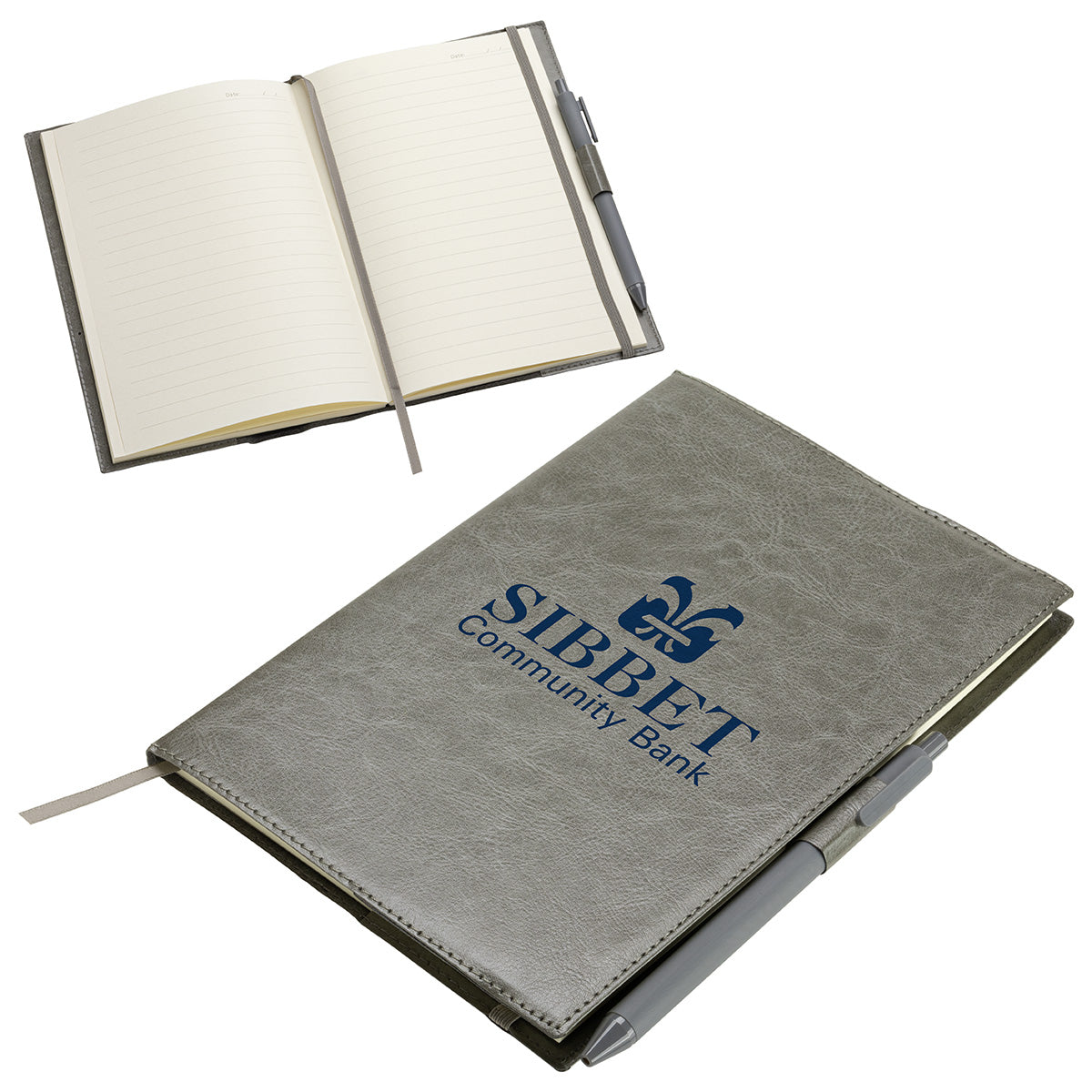 Conclave Refillable Leatherette Journal with Pen