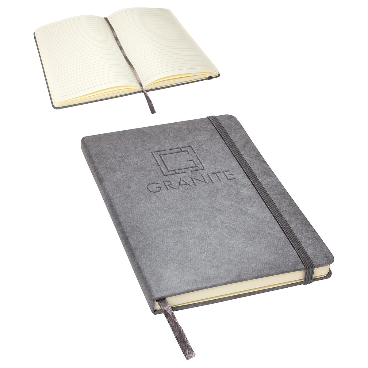 Custom logo Granite Hardcover Journal