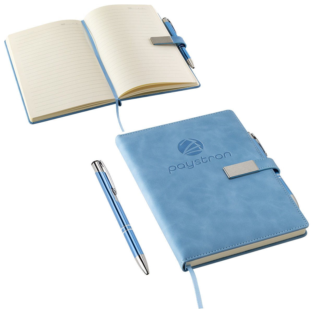 Custom logo Thesis Hardcover Journal with Magnetic Closure & Pen