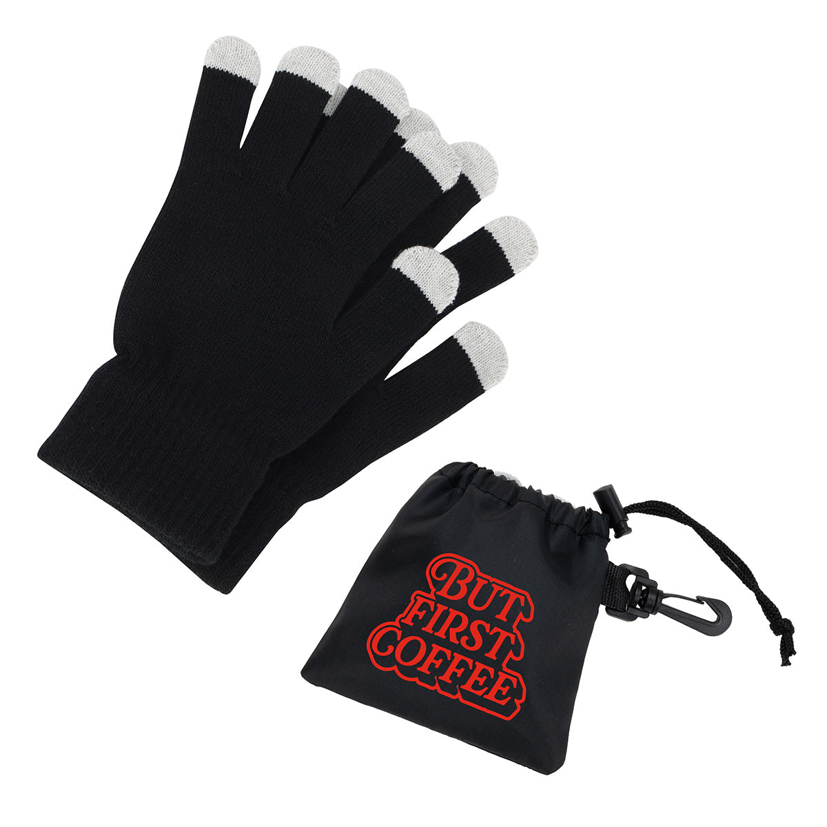 Easy Swipe Touch-Sensitive Glove With Drawstring Pouch