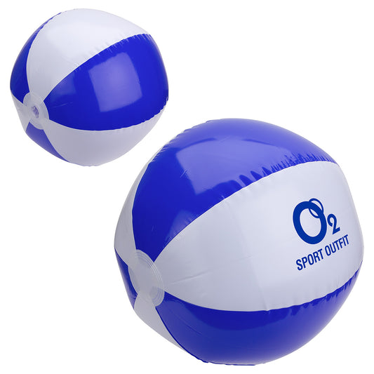 Custom logo Sunburst 16" Inflatable Beach Ball