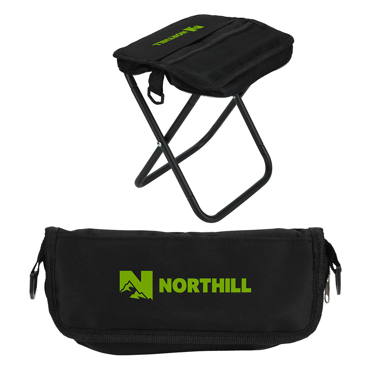 Custom logo Touchline Portable Stool with Carrying Case