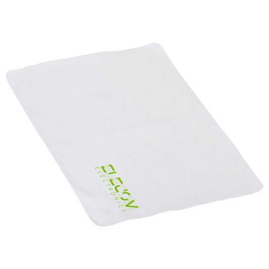 Custom logo Tablet 11" x 7" Microfiber Cleaning Cloth- 1-Color