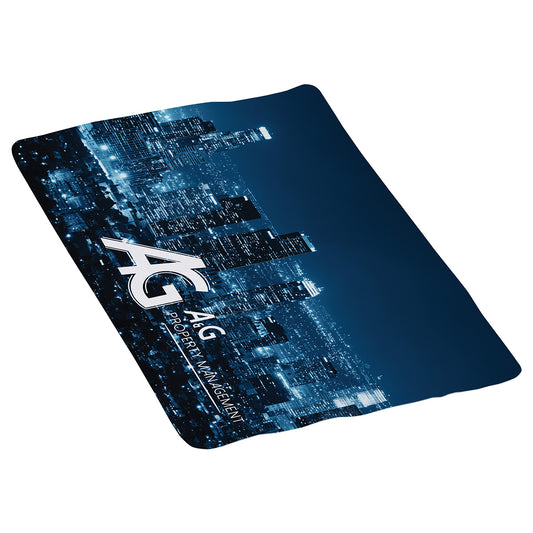 Custom logo Tablet 11" x 7" Microfiber Cleaning Cloth- Full-Color