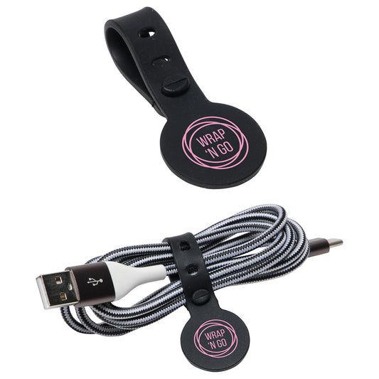 Custom logo Wrap 'N Go Cable Organizer