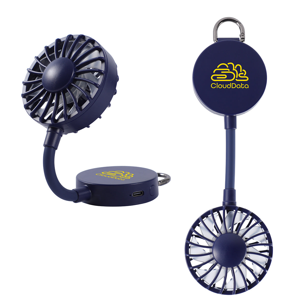 Cool Clip Rechargeable Portable Fan with Magnet Base