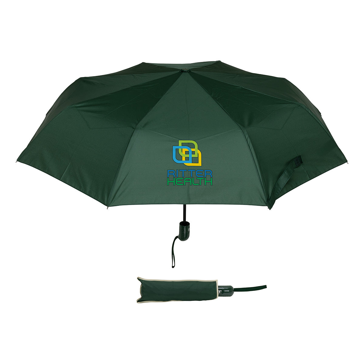 Custom logo Horizon 44" Arc Auto Open + Close Portable Umbrella