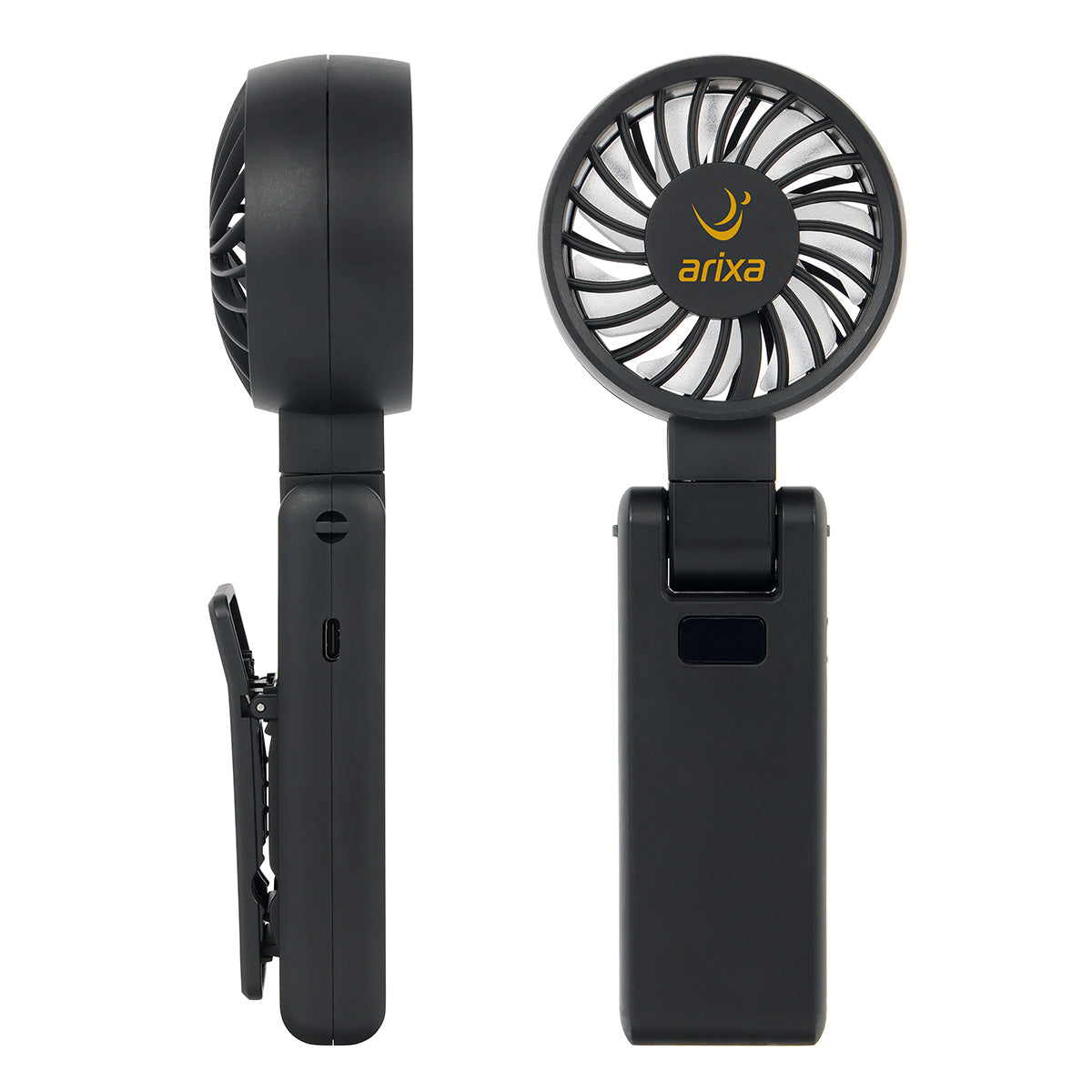 Purl High Speed Rotatable Handheld Fan With Clip
