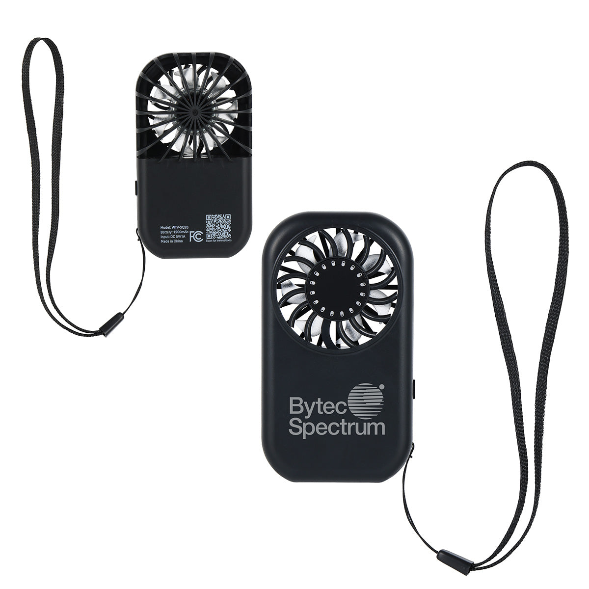 Squall Ultra Mini High-Speed Rechargeable Fan with Lanyard