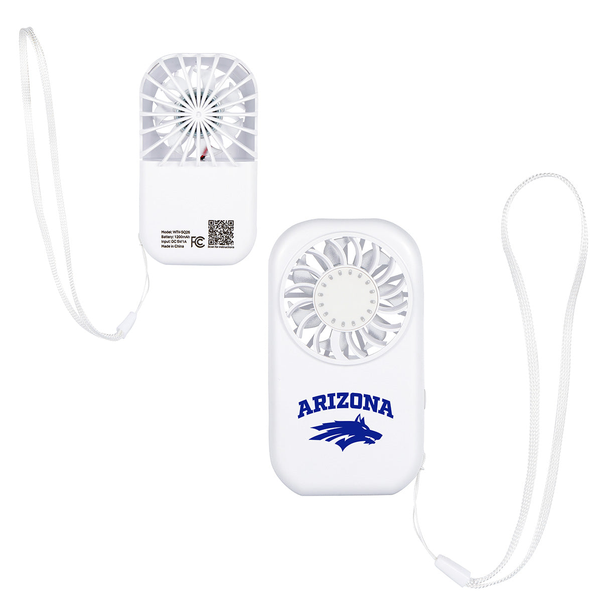 Squall Ultra Mini High-Speed Rechargeable Fan with Lanyard
