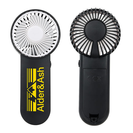 Custom logo Swirl Portable Battery-Operated Fan