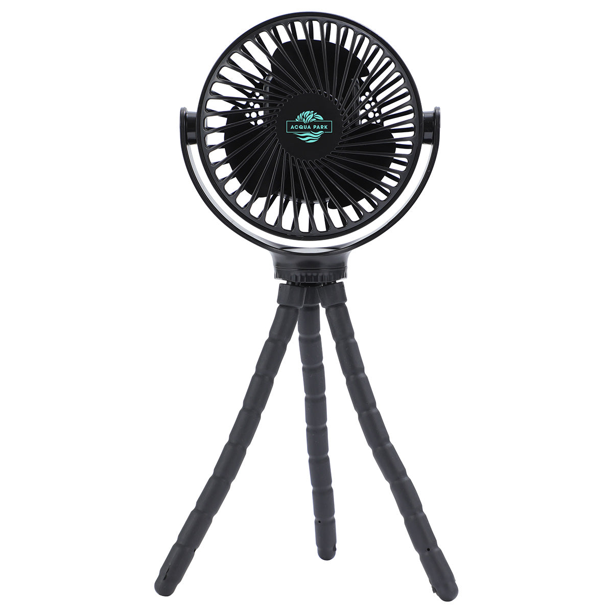 Twisty Rechargeable Portable Fan with Bendable Tripod Feet