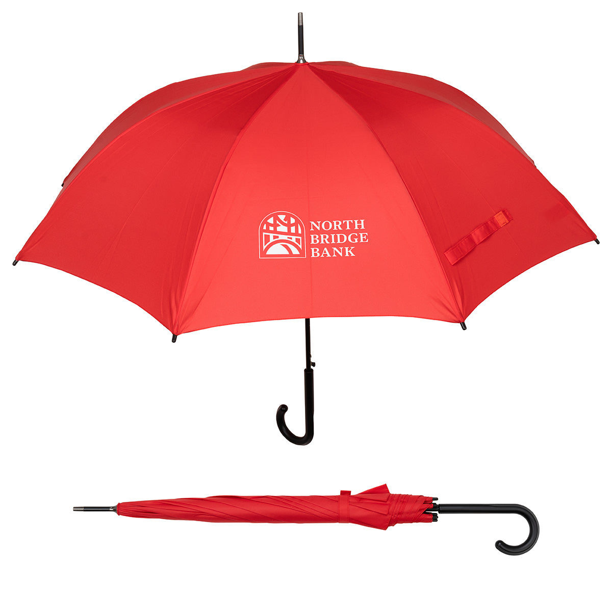 Custom logo Woodmore 46" Arc Auto-Open Umbrella